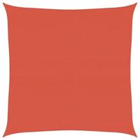 VidaXL Zonnezeil 160 g/m² 4x4 m hdpe terracottakleurig - thumbnail