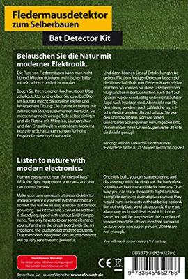 FRANZIS 65276 Bat Detector Kit Biologie Leerpakket Vanaf 14 jaar FRANZIS 65276 Bat Detector Kit Biologie Leerpakket Vanaf 14 jaar