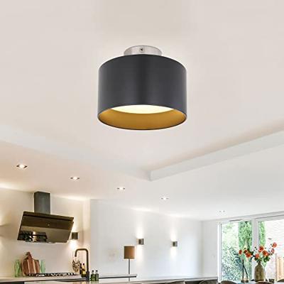 Globo PlafondlampJenny zwart Ø 14cm - 12016B