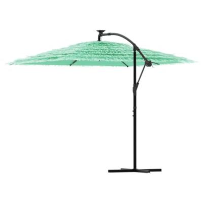 VidaXL Parasol met stalen paal 269x269x235 cm groen