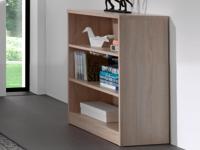 Boekenkast ESPACITO 3 opbergvakken sonoma eik (breedte: 72 cm) - thumbnail