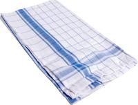 Handdoek Adalynne, ft 50 x 70 cm, geruit, blauw, pak van 3 stuks - thumbnail