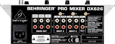 Behringer DX626 3-kanaals DJ-mixer
