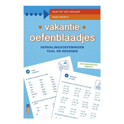Deltas oefenblok Vakantie naar groep 5
