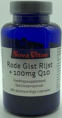 Nova Vitae Rode Gist Rijst Q10 100 Mg (180vc)