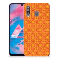 Samsung Galaxy M30 | TPU bumper | Batik Oranje - thumbnail