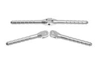 Aluminium stiftscharnier - Dia. 4.5x70mm - Fixatie met staaldraad - 2 st - thumbnail
