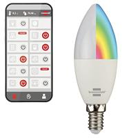 Brennenstuhl Smart Connect LED-lamp Energielabel: G (A - G) E14 Koudwit, Warmwit, RGB - thumbnail