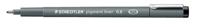 Staedtler pigment liner fineliner, ronde punt, schrijfbreedte 0,7 mm, zwart - thumbnail