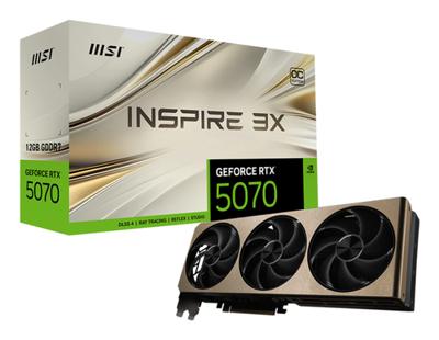Videokaart MSI 912-V532-006 12 GB nvidia geforce rtx 5070 GDDR7 - thumbnail