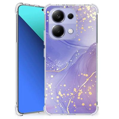 Back Cover voor Xiaomi Redmi Note 13 4G Watercolor Paars Back Cover voor Xiaomi Redmi Note 13 4G Watercolor Paars