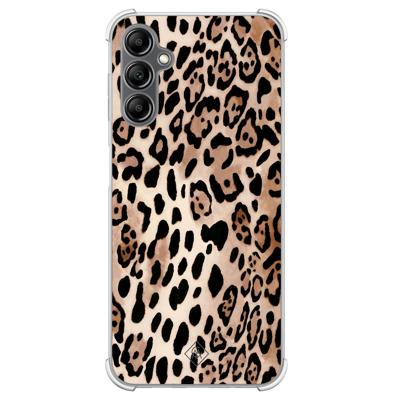 Samsung Galaxy A14 shockproof hoesje - Golden wildcat