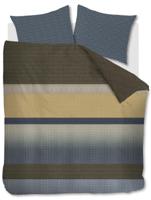 Beddinghouse Beddinghouse Vance Dekbedovertrek Blue Green 200x200/220 cm - thumbnail