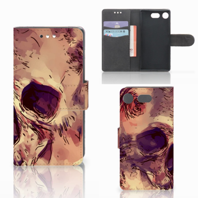 Telefoonhoesje met Naam Sony Xperia XZ1 Compact Skullhead