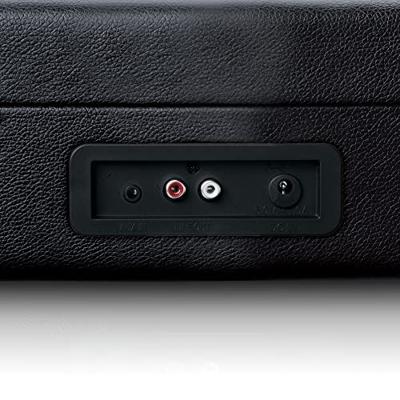 Classic Phono TT-115 platenspeler - kofferplaatspeler - Bluetooth - USB - 3 snelheden - directe opname op USB zonder pc - riemaandrijving - zwart