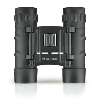 KODAK BCS400 Binoculaire verrekijker, compacte verrekijker, 10-voudige vergroting, lens met diameter 25 mm, rubberen ommanteling, zwart
