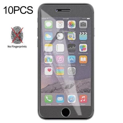 10 stuks niet-volledige matte Frosted gehard glas film voor iPhone 6/6S