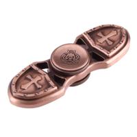 KASFLY Retro Fidget Spinner Speeltje tegen stress en angst voor kinderen en volwassenen, 3.5 Minuten Rotatie Tijd, Zink legering met kleine keramische - thumbnail