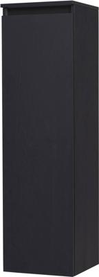 Saqu Gaia halfhoge kast links 35x34x120cm eiken zwart