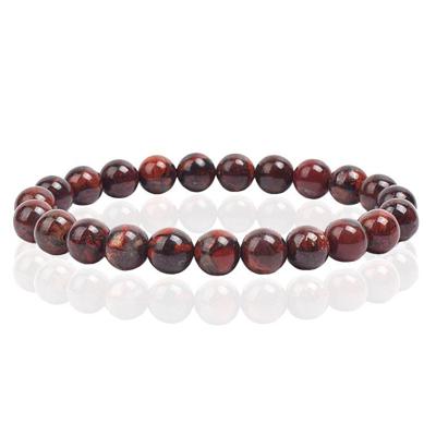 Natuursteen Armband met 8mm Kralen Memphis - Bloodstone Natuursteen Armband met 8mm Kralen Memphis - Bloodstone