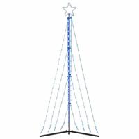 Kerstboomverlichting 339 blauwe LED's 187 cm - thumbnail