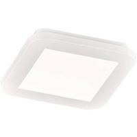 LED Plafondlamp - Badkamerlamp - Trion Camy - Opbouw Vierkant 9W - Spatwaterdicht IP44 - Dimbaar - Warm Wit 3000K - Mat Wit - thumbnail