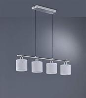 Trio Eetkamer hanglampTommy 4-lichts grijs - R30334001 - thumbnail