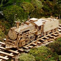Robotime houten puzzel Prime Steam Expres - thumbnail
