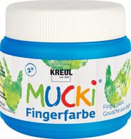 Creativ Company Mucki vingerverf, blauw, 150 ml/ 1 doosje - thumbnail