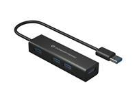 Conceptronic HUBBIES06B interface hub USB 3.2 Gen 1 (3.1 Gen 1) Type-A 5000 Mbit/s Zwart - thumbnail