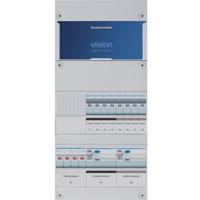 Groepenkast Hager VKG44L 8-groepenverdeler met hoofdschakelaar 2x ALS 4-polig 30mA 3-fase - thumbnail