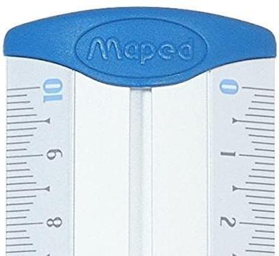 Maped lat uit geanodiseerd aluminium 50 cm