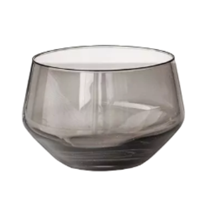 Borrelglazen kristalglas - borrelglazen Grace, 4 st. - borrelglazen grijs - thumbnail