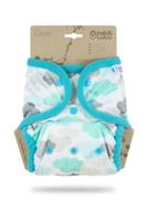 Petit Lulu Overbroekje Wolken (Clouds) - OS Drukknoopjes - OneSize (4-15 kilo) - thumbnail