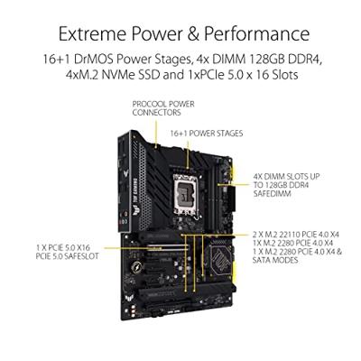 Moederbord Intel Asus TUF GAMING Z790-PLUS D4