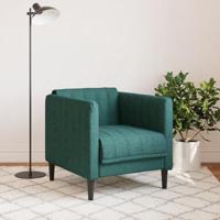 Fauteuil stof donkergroen - thumbnail