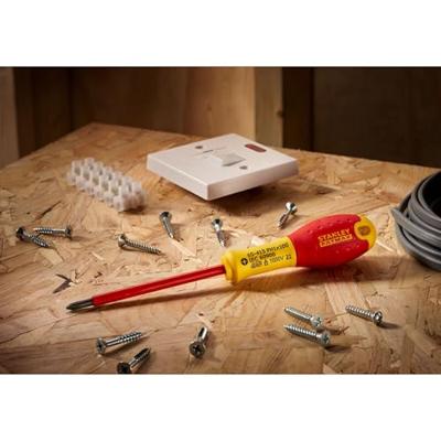 Stanley handgereedschap FatMax Schroevendraaier Phillips VDE PH0 X 75mm - 0-65-414 - thumbnail