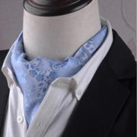 Gentleman's stijl polyester Jacquard mannen trendy sjaal Fashion jurk pak shirt Britse stijl sjaal (L255) - thumbnail