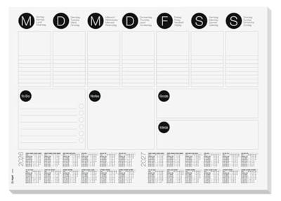 Sigel H6506 Bureau onderlegger Papier Weekplanner (b x h) 42 cm x 29.7 cm 2026, 2027 30 vellen Sigel H6506 Bureau onderlegger Papier Weekplanner (b x h) 42 cm x 29.7 cm 2026, 2027 30 vellen