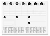 Sigel H6506 Bureau onderlegger Papier Weekplanner (b x h) 42 cm x 29.7 cm 2026, 2027 30 vellen - thumbnail