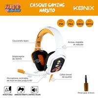 Gamingheadset - Bedraad - PS4, PS5, Switch, Xbox One en Series X|S - Konix - Naruto Shippuden - Microfoon - 1,5 m kabel - Naruto - thumbnail