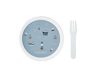 Mepal Campus Fruitbox Sailors Bay 300 ml Wit/Blauw - thumbnail