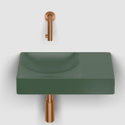 Clou Flush Fontein Zonder Kraangat Rechts Mat Pijnboom Groen Keramiek 36 cm Clou Clou Flush Fontein Zonder Kraangat Rechts Mat Pijnboom Groen Keramiek 36 cm Clou