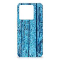 Xiaomi 13T | Bumper Hoesje | Wood Blue - thumbnail