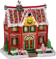 Peppermint House battery operated (4.5V) Kerst LEMAX - Lemax - thumbnail