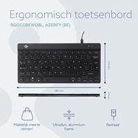 R-Go Compact Break ergonomisch toetsenbord, azerty - thumbnail