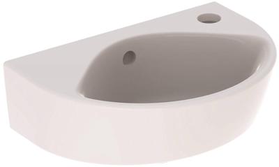 Geberit Renova Fontein 1 KRG R Overloop KeraTect 36x25x14,8 cm Glans Wit