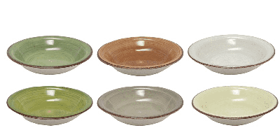 Studio Tavola Diepe Borden / Pastaborden Deep Forest ø 21 cm - 6 stuks