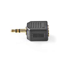 3,5mm jack-splitter verguld (10 stuks) - thumbnail