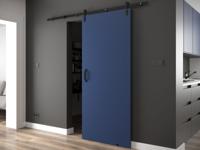 Schuifdeur PIXAL donkerblauw - thumbnail